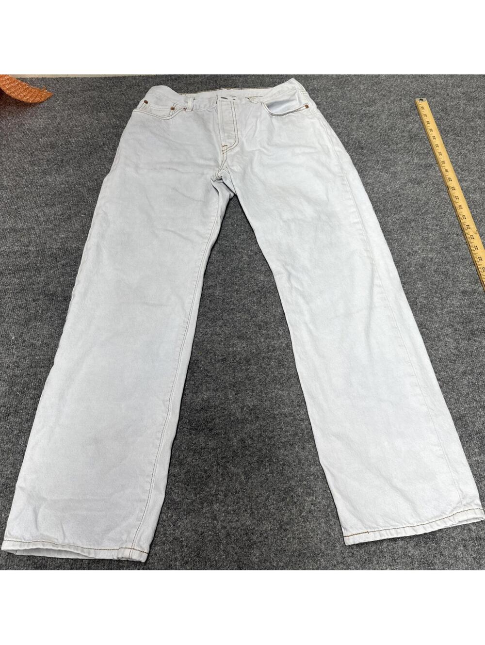 Levi's 501 Jeans Women's 28x30 Light Wash Blue Button Fly Cotton